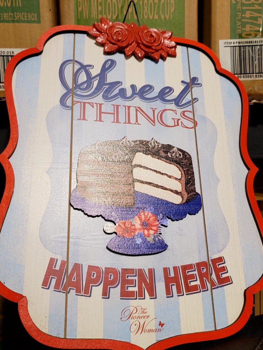 Pioneer Woman Wood Sign